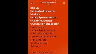 Come inside of my heart - IV OF SPADES // short lyrics (speed up)