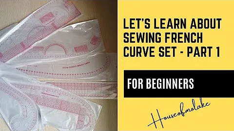 Pattern Drafting Ruler Set - Achieve Perfect Curves with Sewing French Curve Ruler Set
