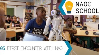 EPISODE 5_ NAO@School: first encounter with NAO | SoftBank Robotics by Aldebaran, part of United Robotics Group 873 views 3 years ago 1 minute, 39 seconds