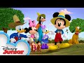 Mickey & Friends Fix a Farm 🚜 | Mickey Mornings | Mickey Mouse Mixed-Up Adventures | @disneyjunior