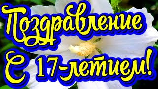 С днем рождения 17 лет! \Поздравление с 17-летием! Новинка! Прекрасное видео поздравление!