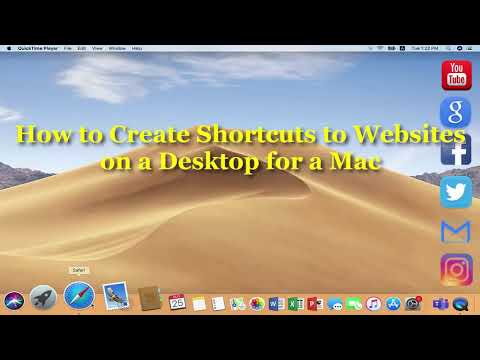 How to Create Shortcuts to Websites on a Desktop for a Mac | How To Add A Shortcut To Desktop On Mac