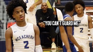 #1 PG Sharife Cooper Shows NBA Legend Jerry Stackhouse INSANE Flashy Passes & Drops 30 IN THE CLUTCH