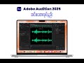 ခရက်ဗားရှင်း Adobe Audition 2025 ကို Silicon MacBook ပေါ်မှာ Install လုပ်နည်း