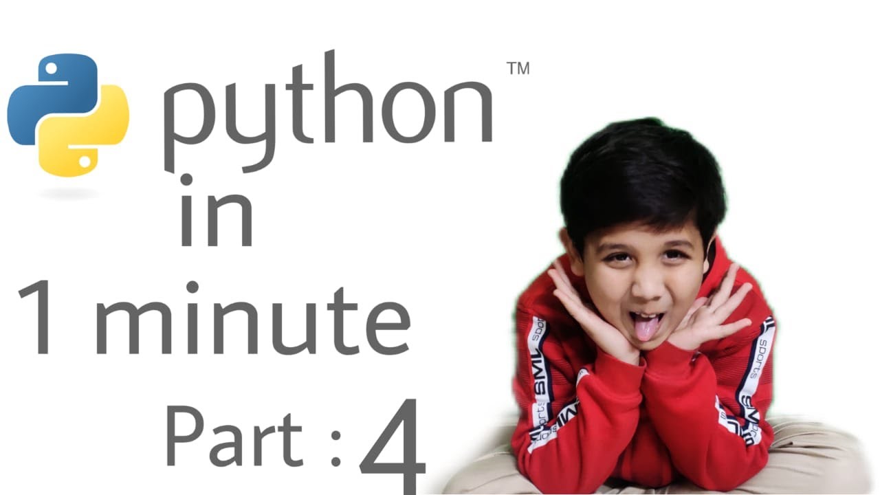 #shorts Python in 1 min| Part 4 | Coding for kids