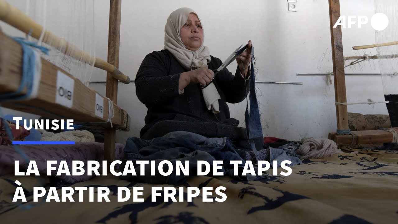 Tunisie: tisser des tapis à partir de fripes, un savoir-faire écologique | AFP
