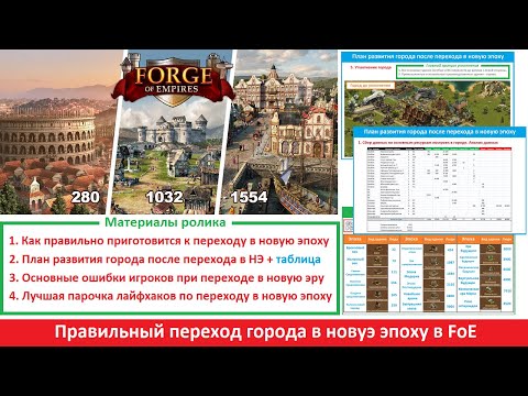 Как правильно и когда переходить в новую эру в Forge of Empires: ошибки, план перехода и лайфхаки