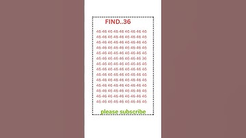 FIND OUT👁️66👁️#IQtest#Eyetest#Math#Gk #BrainExercise#Puzzle#yt #Quiz#Learn#Reels#Views #Viral#Shorts
