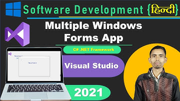 How to Create Multiple Form in C# Visual Studio dot Net Framework | Windows App Development tutorial