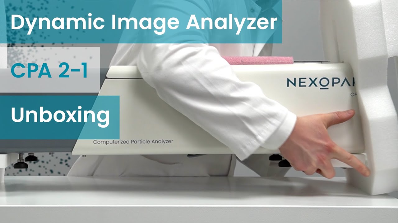 Dynamic Image Analyzer - CPA 2-1 Laboratory Unit Unboxing - YouTube