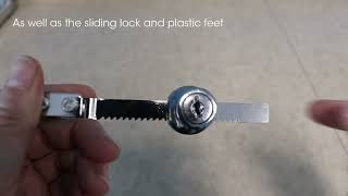 How to assemble this  Counter Top Display Case - SKU F-1301 SI -Gems On Display