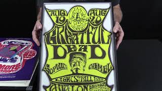 Auction: Collection Of 60's Posters Including: Grateful Dead, Jefferson Airplane And More!