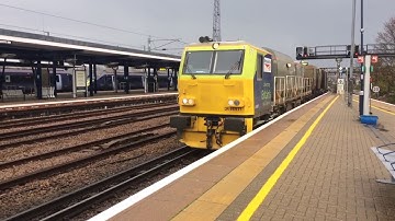 Network Rail MPV DR98971 + DR98921 Passing Ashford International (10/11/2018)