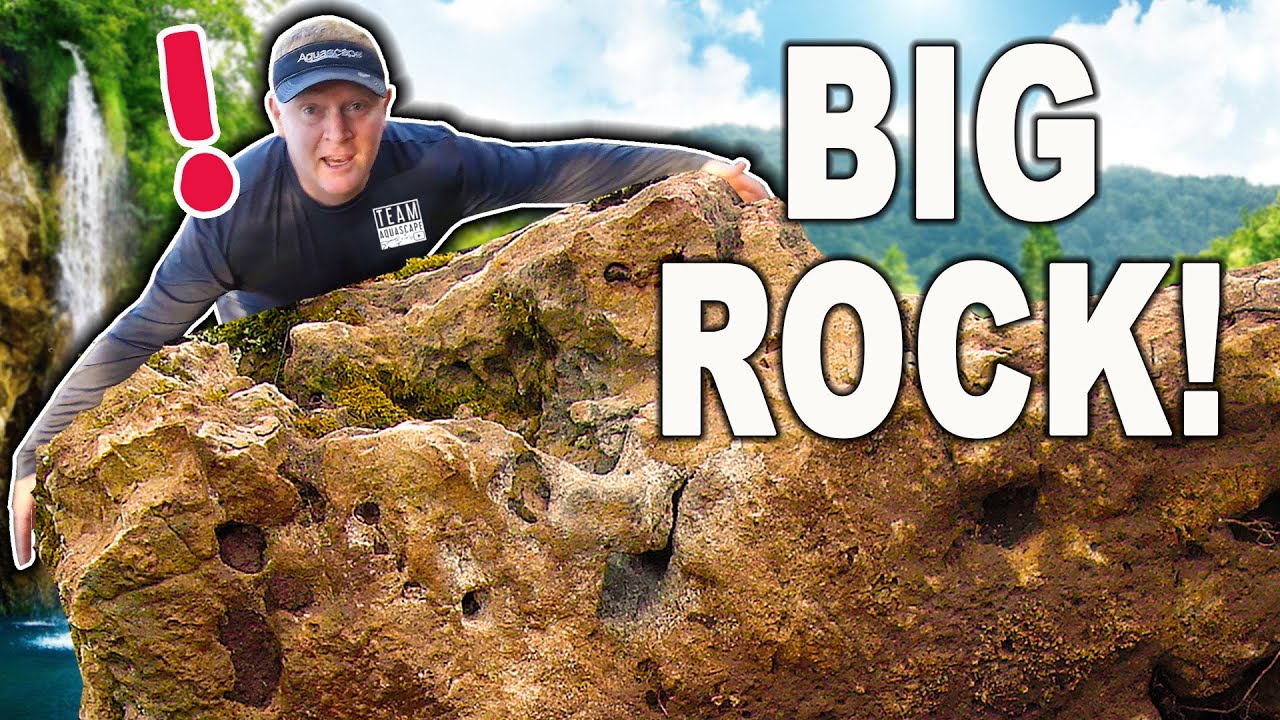 MASSIVE BOULDER SETTING For Texas Recreation Pond - Part 1