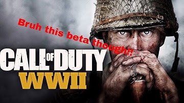 The problems with Call of Duty WW2 so far (Call of duty WW2 Beta gameplay)