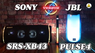 SONY SRS-XB43 vs JBL PULSE4  (Bluetooth Speaker Part2) ＃21