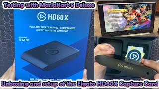 Elgato HD60 X Capture Card Unboxing, Complete Set-up & Test Video with MarioKart 8 Deluxe | 1 glitch