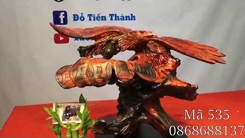 Đại Bàng Gỗ Trắc Đỏ Đen ĐỤC CỰC NÉT-XƯỞNG TƯỢNG GỖ-ĐỖ TIẾN THÀNH-ZALO/CALL:0868688137
