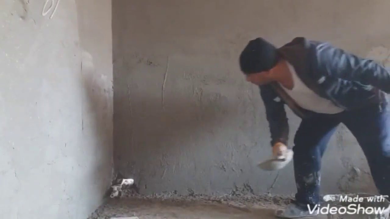 Rastvor shuvoq pardoz berish jarayoni