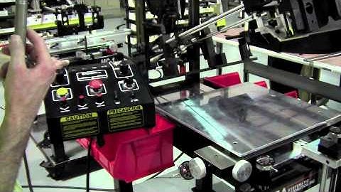 Overview of The Model 810 Screen Printing Machine