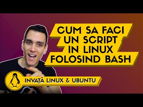 💻 Cum sa faci un Script in Linux folosind Bash | Invata Linux Ep. 34