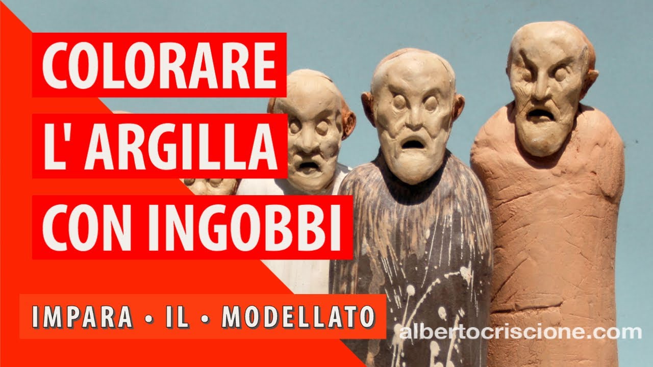 Colorare l'Argilla con gli Ingobbi • IMPARA IL MODELLATO 