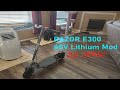 Razor E300 48V Li-ion Battery Mod (Links For Mods!)