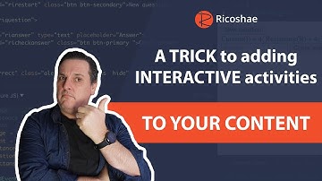 A TRICK to adding INTERACTIVE JavaScript activities to your content using JSFiddle