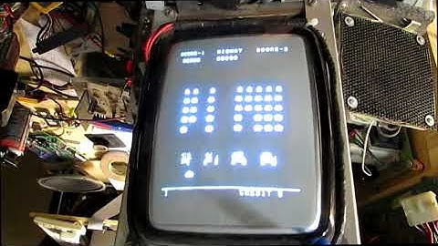 Space Invaders Deluxe PCB repair and Test