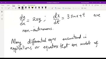 Lec 5 - Autonomous ODEs
