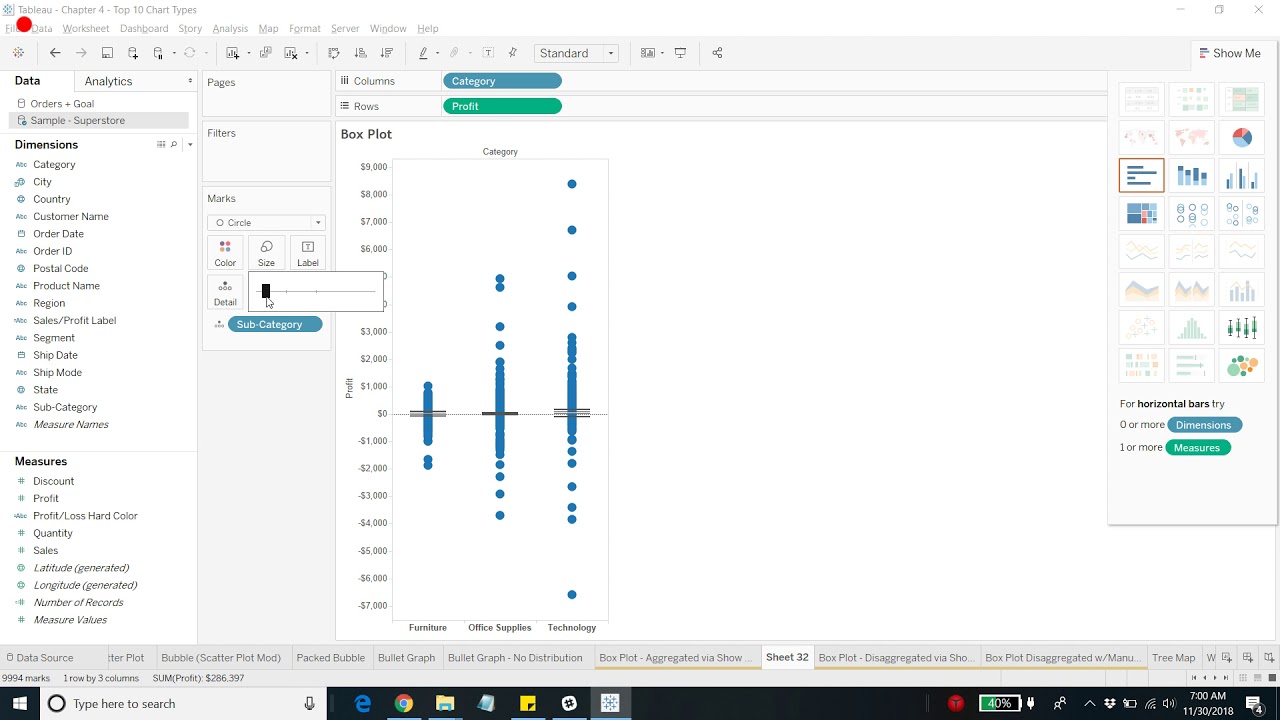 Tableau 101 Box Plot - YouTube