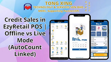 Credit Sales in EzyRetail POS | Offline vs Live Mode (AutoCount Linked)