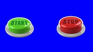 Footage animated button start & stop pack 3 Футаж кнопка старт и стоп анимация