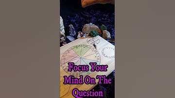 ASK a YES or NO QUESTION - Question 4 -Pendulum Lithomancy Reading #shorts