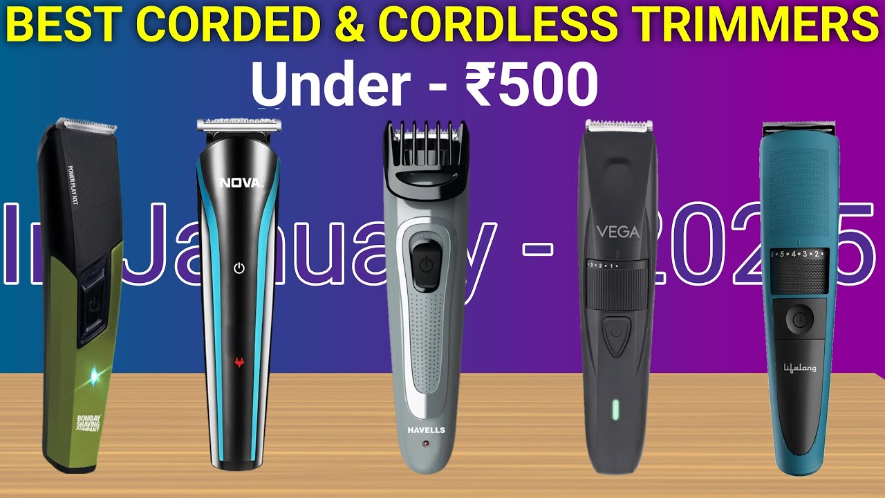 Top 5 Best Corded & Cordless Trimmer Under 500 In 2025 || Best Trimmer ...