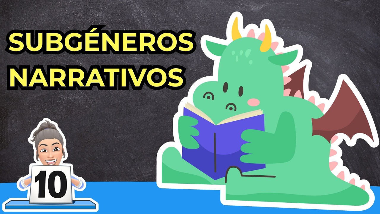 📚 SUBGÉNEROS NARRATIVOS EXPLICADOS FÁCIL Para Primaria y Secundaria ...