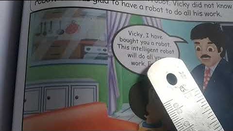 4th Std(1st Term) - English // A World with Robots - The Trick Robot