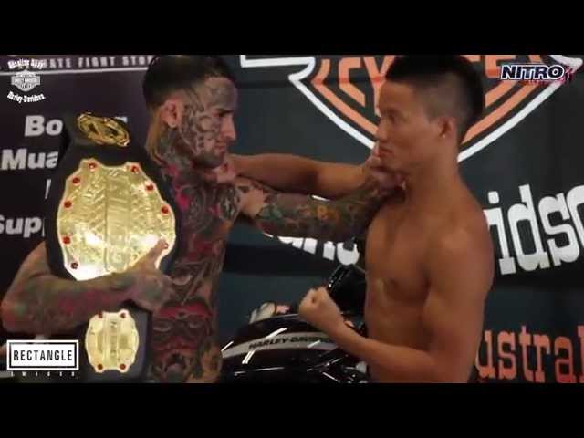 Tattooed bully acts cocky and gets knocked out by Ben Nguyen in 20 seconds!(Original official video) class=