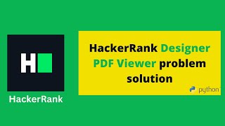 HackerRank Designer PDF Viewer problem solution in Python programming | Programmingoneonone