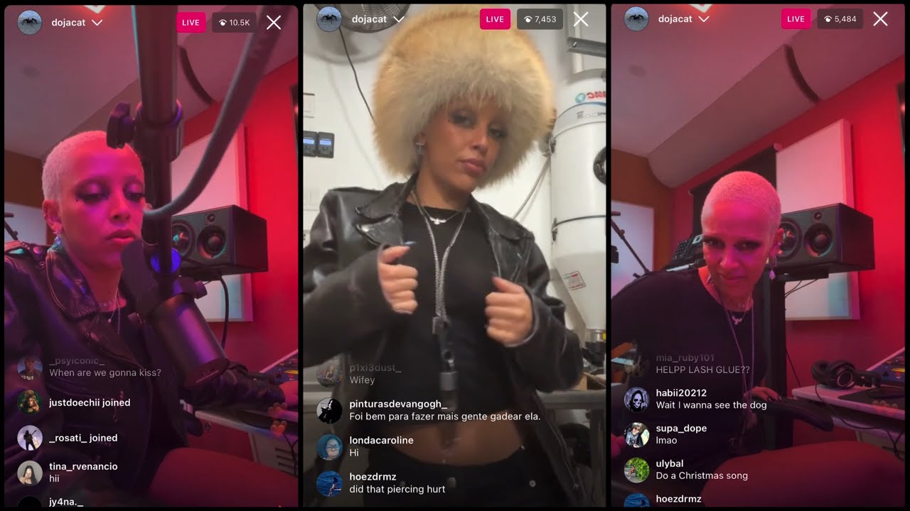 Doja Cat | addressing all Illuminati rumors + working on new￼ music | Instagram Live (Dec 7, 2022)