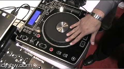 NUMARK NDX800 PROFESSIONAL MP3 CD USB PLAYER AND CONTROLLER AT NAMM 2010 WITH IDJNOW