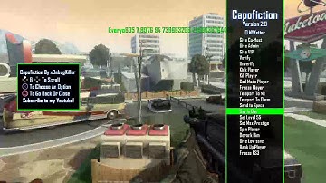 Capofiction V2 GSC Mod Menu Showcase BO2/1.19