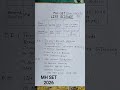LIFE SCIENCE SET EXAM