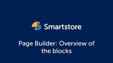 Smartstore CMS Page Builder: Overview of the blocks