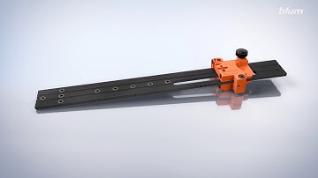 The Blum Carcase Profile Drilling Template - from HPP