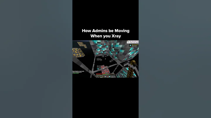 Minecraft Xray Moment