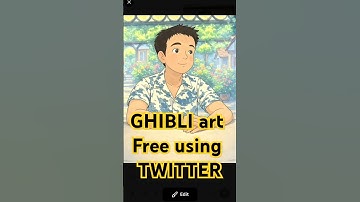MAKE Free GHIBLI art in 1 minute , using GROK ai , Twitter (X) #ghibli #ghiblistudio #grok #shorts