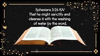 VIDEO BIBLE VERSE Ephesians 5:26
