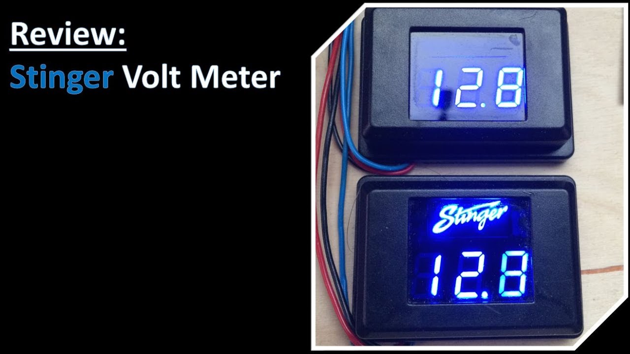 Voltage meter 2024 for car audio