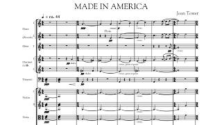 [Score] Joan Tower - Made in America (2004) for orchestra